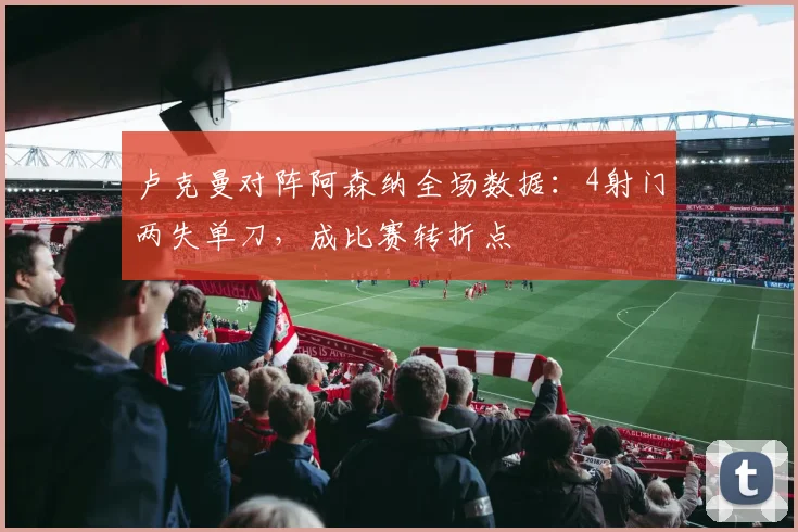 卢克曼对阵阿森纳全场数据:4射门两失单刀,成比赛转折点
